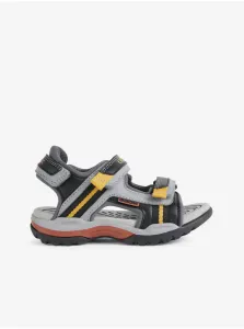 Black and gray boys' sandals Geox Borealis - Boys #1093741