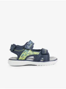 Green-blue boys patterned sandals Geox Maratea - Boys #1074578