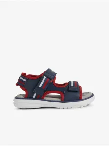 Red and blue boys sandals Geox Maratea - Boys #1070145