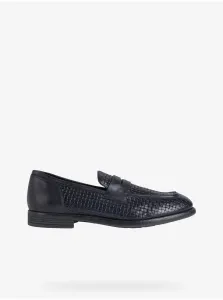 Geox Anghiari Dark Blue Men's Leather Loafers - Men's #1078633