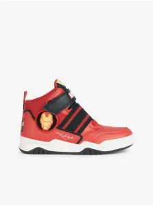 Geox Perth Red Ankle Sneakers for Boys - Boys