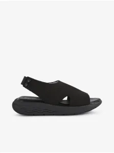 Geox Spherica Black Women's Sandals - Women #2087955