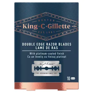 Gillette Lamette di ricambio King (Double Edge Razor Blades) 10 pz