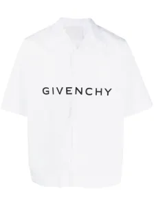 GIVENCHY - Camicia In Cotone Con Logo #3013368
