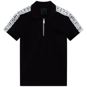 Givenchy Boys 4G Chain Polo Shirt Black - 10Y BLACK
