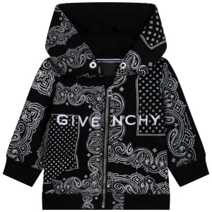 Givenchy Baby Boys Bandana Print Hoodie Black - 9M BLACK