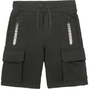 Givenchy Boys Zip Pocket Shorts Black - BLACK 12Y