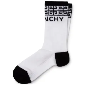 Givenchy Kids Unisex Logo Socks White - 27-30 WHITE