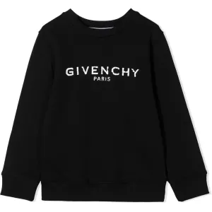 Givenchy Boys Logo Sweater Black - BLACK 8Y