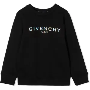 Givenchy Girls Foil Logo Print Sweatshirt Black - 10Y BLACK