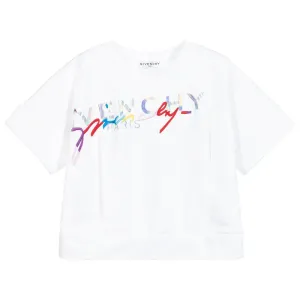Givenchy Girls Logo Sweatshirt White - 14Y WHITE