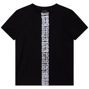 Givenchy Boys 4g Logo T-shirt Black - 4Y