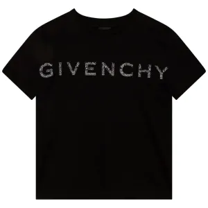 Givenchy Boys Bandana 4G Logo T-shirt Black - 12Y BLACK