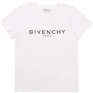 Givenchy Boys Cotton T-shirt White - 10Y WHITE #483773