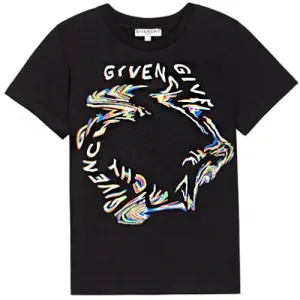 Givenchy - Boys Graphic Print T-Shirt - 12Y Black