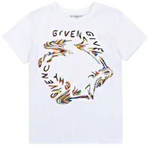 Givenchy - Boys Graphic Print T-shirt White - 8Y WHITE