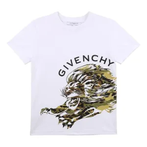 Givenchy Boys Logo Tiger T-Shirt White - 14Y WHITE