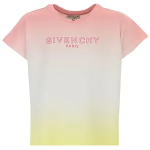 Givenchy Girls Logo T-Shirt Multicoloured - 6Y PINK