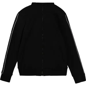 Givenchy Boys Logo Zip-up Top Black - BLACK 14Y