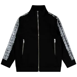 Givenchy Boys Paint Spray Zip Up Jacket Black - 10Y Black
