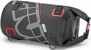 Givi EA114GR Waterproof Cylinder Seat Bag 30L Grey Red