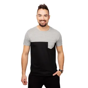 Men's T-shirt with GLANO Pocket - black #2123676