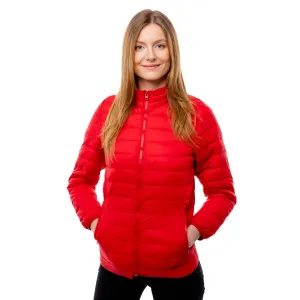 Women's quilted jacket GLANO - red