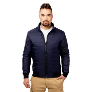 Man Quilted Jacket GLANO - navy #1986457