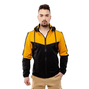 Men's Double-sided Jacket GLANO - yellow