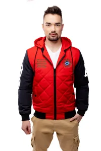 Men's Quilted Transition Jacket GLANO - Red #1986817
