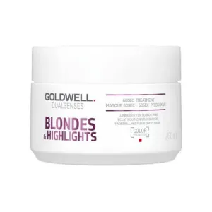 Goldwell Maschera capelli per neutralizzare toni gialli Dualsenses Blondes & Highlights (60 Sec Treatment) 200 ml