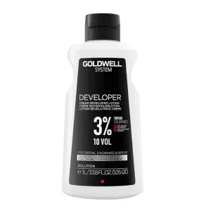Goldwell Emulsione cremosa attivante 3% 10 VOL (Cream Developer Lotion) 1000 ml