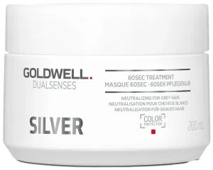 Goldwell Shampoo per capelli biondi e grigi Silver (60sec Treatment) 200 ml