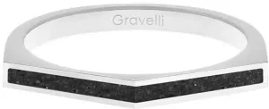 Gravelli Anello in acciaio con cemento Two Side acciaio / antracite GJRWSSA122 50 mm