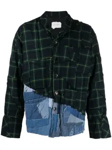 GREG LAUREN - Camicia Patchwork In Cotone #2946003