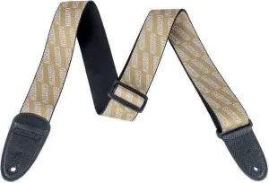 Gretsch Strap with White Logos Gold