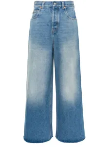 GUCCI - Jeans A Zampa In Cotone Organico
