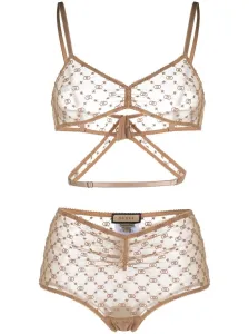 GUCCI - Set Lingerie In Tulle Gg Con Stelle #1697924