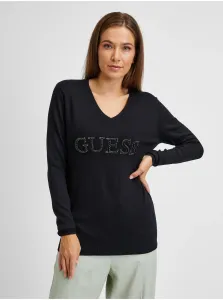 Black Ladies Light Sweater Guess Anne - Women #1288381