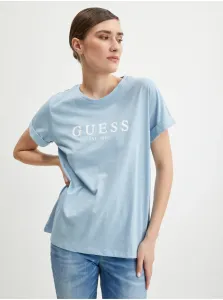 Light blue women's T-Shirt Guess 1981 - Women #1958618
