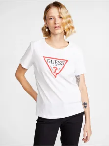 White Women T-Shirt Guess - Women #903194