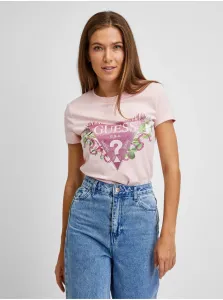 Pink Women's T-Shirt Guess - Women #902978