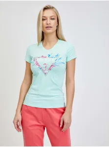 Turquoise Women's T-Shirt Guess Kathe - Women #899927