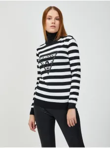 White-black striped turtleneck Guess Noemi - Women #810053