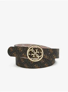 Pink-Brown Women's Patterned Double-Sided Strap Guess - Women