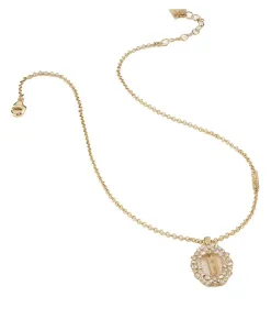 Guess Collana moderna placcata in oro H Guess My Name JUBN01497JWYGHT/U