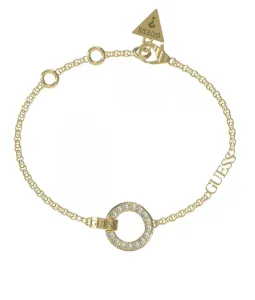 Guess Elegante bracciale placcato in oro Circle Lights JUBB03162JWYG L: 17 - 21 cm