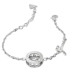 Guess Elegante braccialetto in acciaio Solitaire JUBB01462JWRHS 21 cm