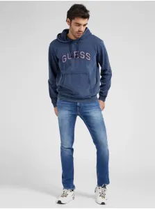 Blue Mens Skinny Fit Jeans Guess - Men #86862