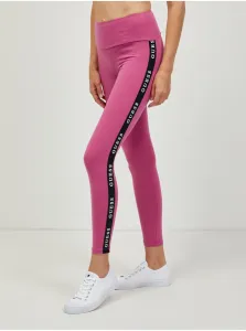 Dark pink brindle leggings with guess Aline - Women